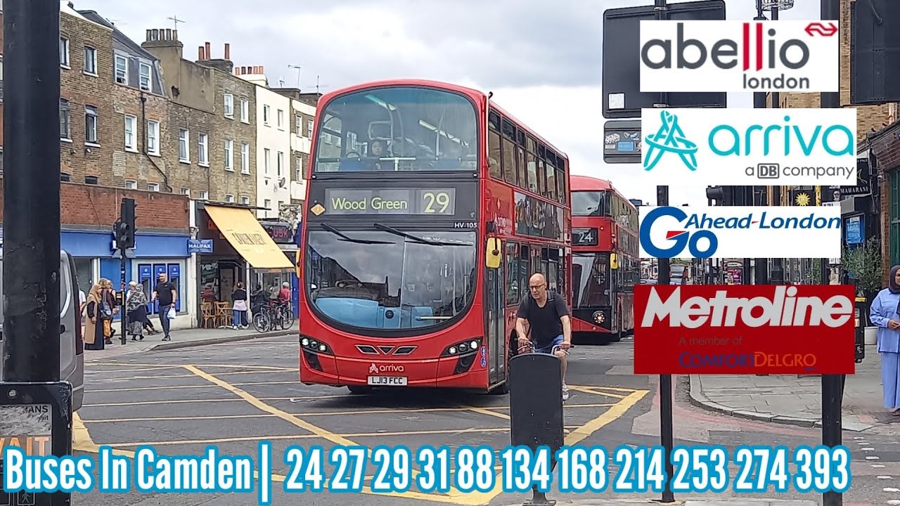 London Buses at Camden Town 20/06/2023 YouTube