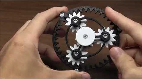 3D Printed Planetary Gear Fidget Spinner on Thingiverse