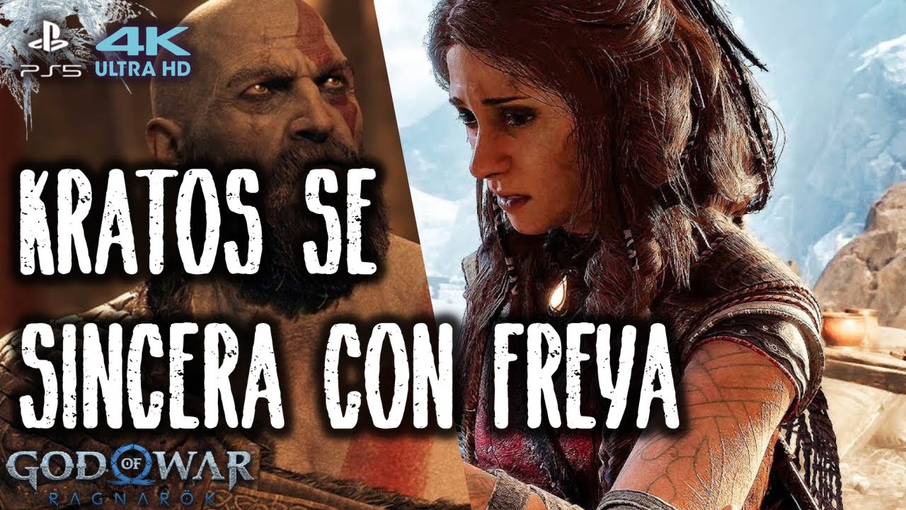 KRATOS abre su CORAZON con FREYA God of War Ragnarok - YouTube
