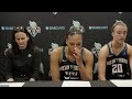 Sandy Brondello, Sabrina Ionescu, and Betnijah Laney-Hamilton Press Conference | Liberty vs. Fever