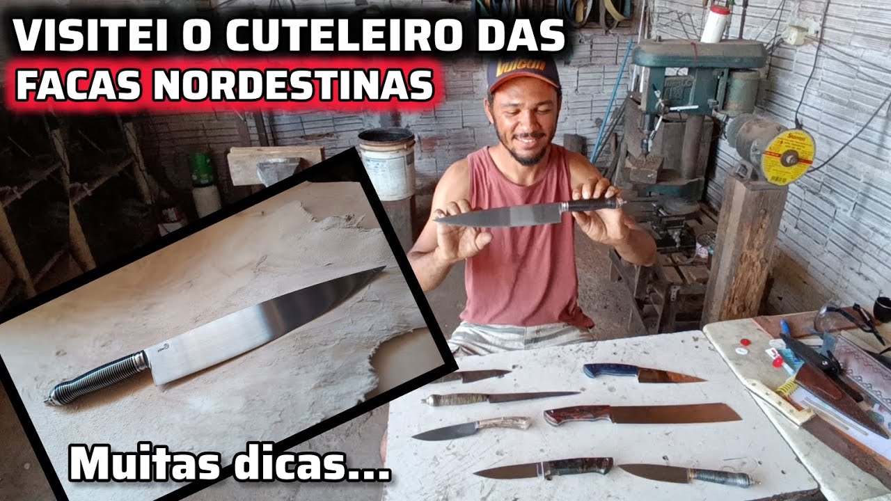 CUTELEIRO CRATENSE QUE FAZ BELAS FACAS NORDESTINAS.