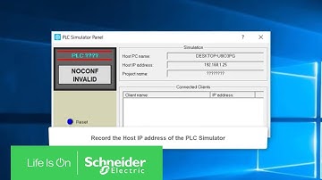 How to Run a Unity Application in a Remote PLC Simulator | Schneider Electric Support