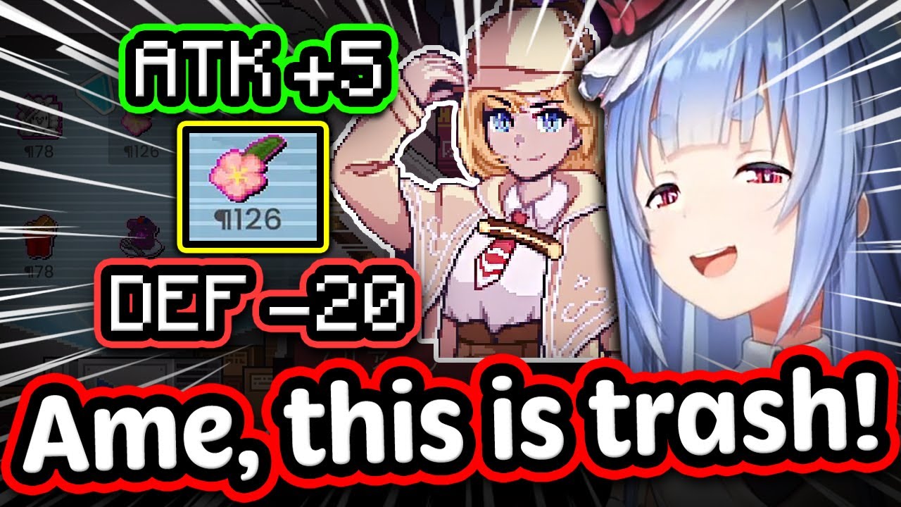 Pekora Didn't Like Ame's Shop In Idol Showdown... 【ENG Sub Hololive】