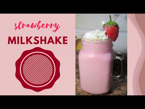 Strawberry milkshake |
