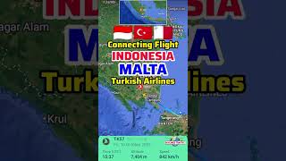 ✈️ Jakarta to Malta Flights 🇮🇩➡️🇲🇹 | Turkish Airlines TK57 & TK1371
