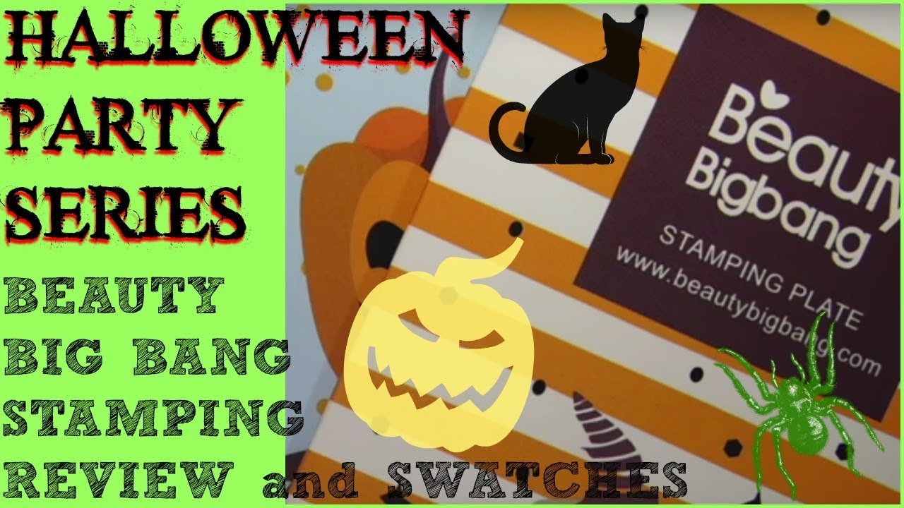 Halloween Party Series Beauty Big Bang Halloween Stamping Plates