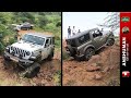 Rock Crawling with Jeep Wrangler Rubicon, Thar, Endeavour, Scorpio, Fortuner, Isuzu V-Cross