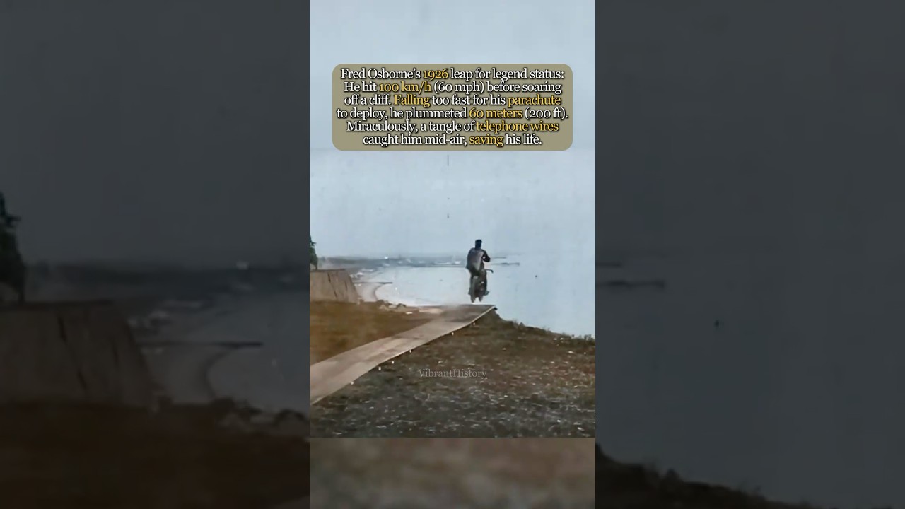 Parachute Malfunction at 100km/h Saved by Telephone Wires 