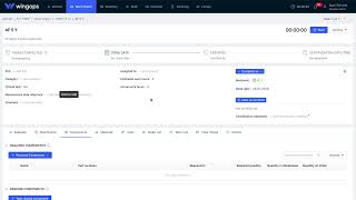 How to give a Release to Service for Task Cards on Work Order | Wingops Tutorial