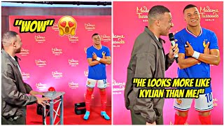 😱INSANE! Mbappe Reacts to Shockingly Realistic Wax Statue That Looks Just Like Him!