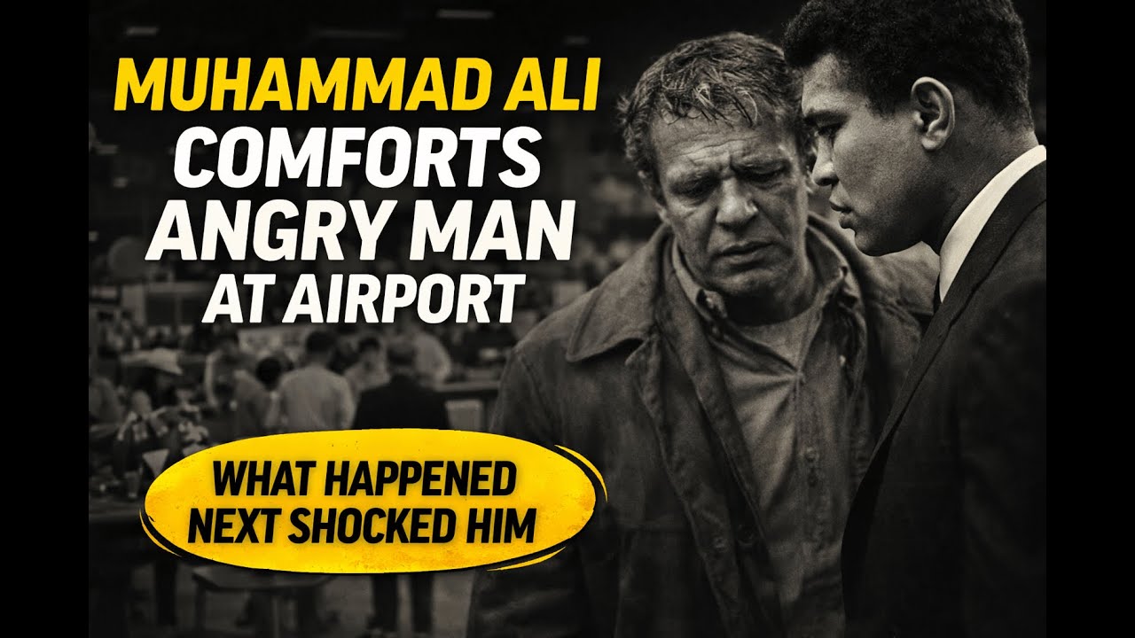 A Heckler TAUNTED Muhammad Ali at the Airport — His Quiet Answer Left the Crowd Speechless