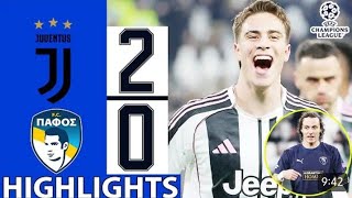 Juventus vs Pafos 2-0 All Goals & Highlights 2025