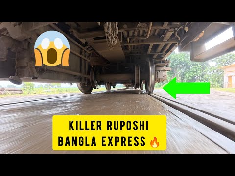 Killer Ruposhi Bangla Express 😳🔥#Speed #railway #Train