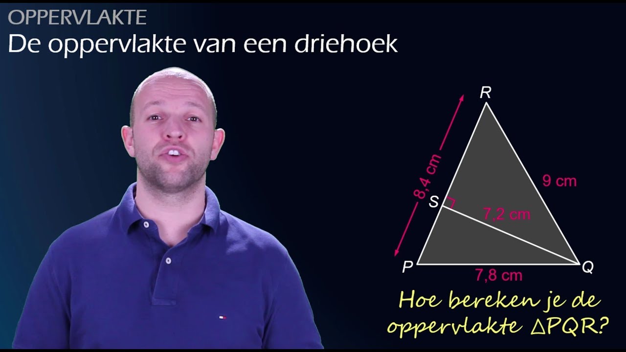 Hoe Bereken Je De Oppervlakte Van Een Driehoek? (Havo/Vwo 1) -  Wiskundeacademie - Youtube