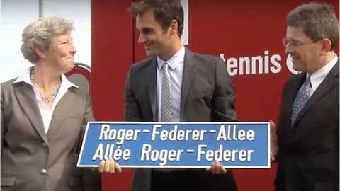 Fourhand: Fed Express pulls into Allee Roger Federer.