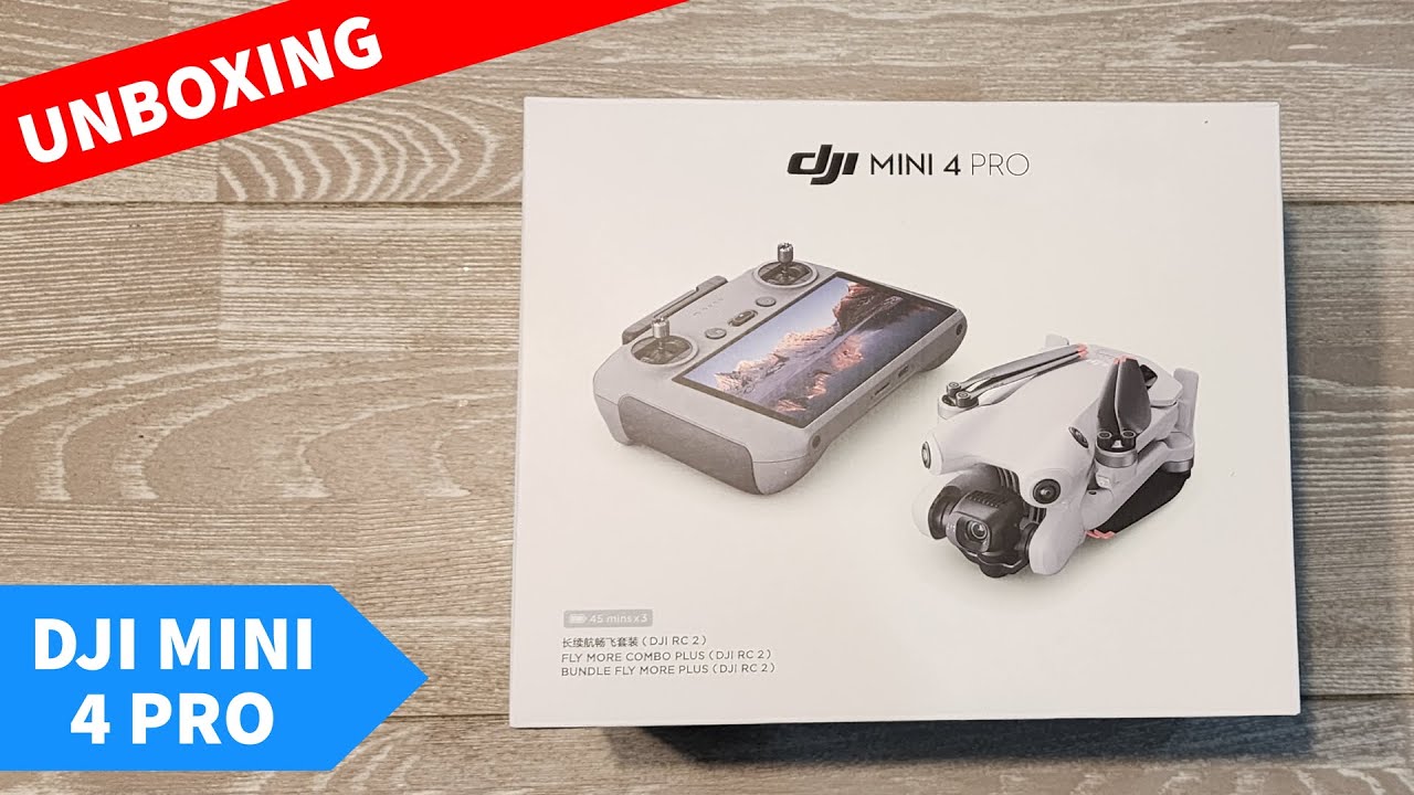 DJI Mini 4 Pro Unboxing: Fly More Combo Plus bundle 