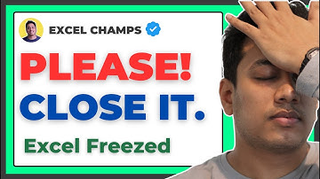 Excel Frozen? Here’s How to FORCE QUIT Excel in Seconds! ⏳