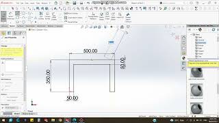 How to make Bench in Solidworks part 1.