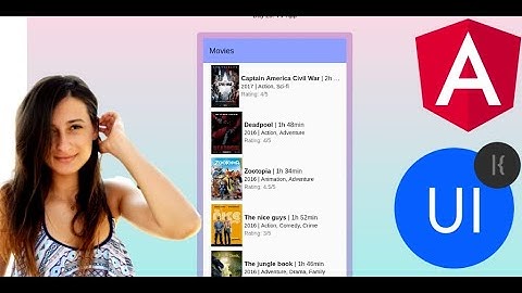 [25/100] TV App 💻 | #Daily UI (AngularJs + MaterialUI)
