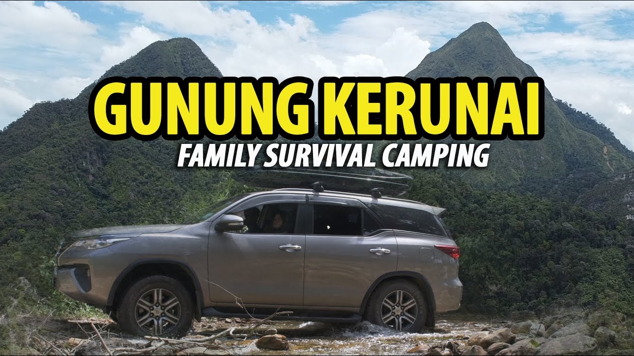 3 Hari Camping Gerik Gunung Kerunai, tersorok lagi tenang & sejuk. Masak Kari Ikan Kelabau