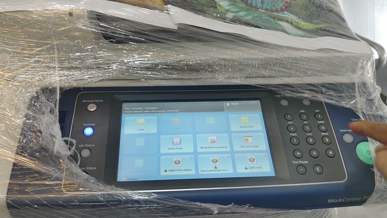 Xerox WC7855/7835 Chip error #toner Chip #drumchip - YouTube