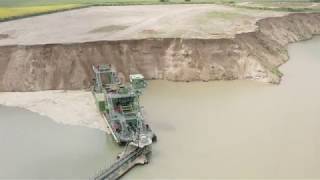 Floating Bucket Ladder Dredger