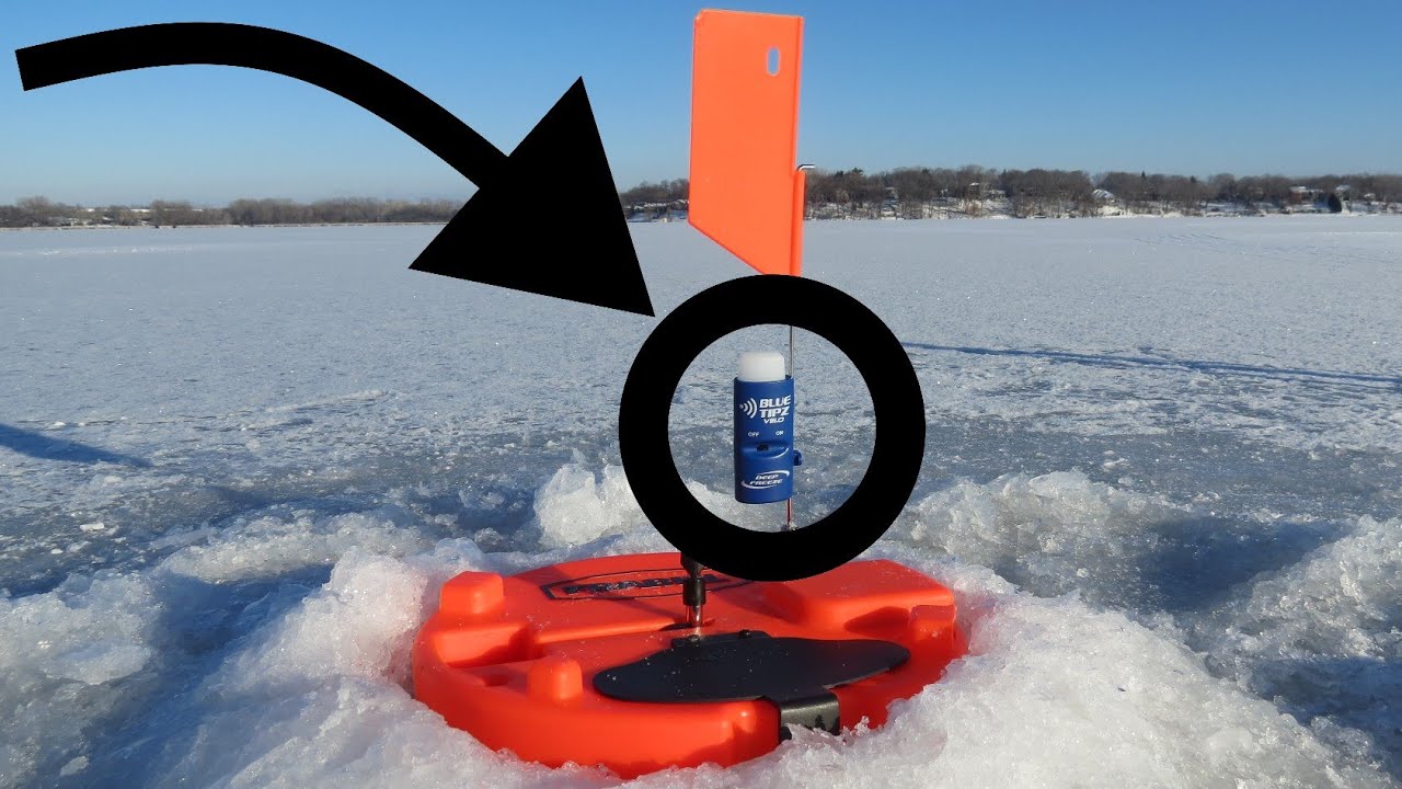 BLUE TIPZ Bluetooth Alarm On Phone Ice Fishing! Review 