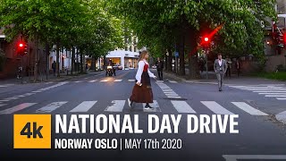 National Day Drive 🇳🇴 | A drive through Oslo on our constitution day during Corona | May 17th 2020