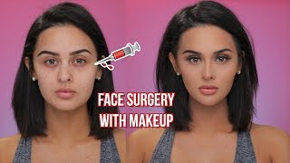 FACE SURGERY WITH MAKEUP