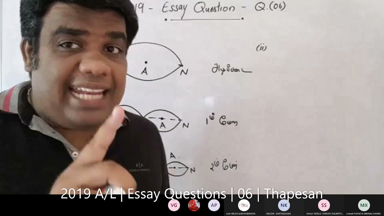 AL 2019 Essay Question 06 | Thapesan Sir | Physics | Sound