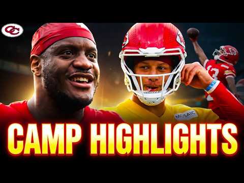 Chiefs Training Camp Highlights: Mahomes, Kelce, Worthy, K9, & Allen Are BALLING 🔥