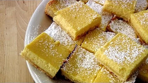 Lemon Bars - Recipe by Laura Vitale - Laura in the...