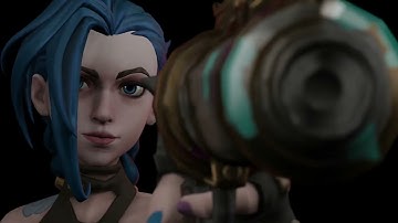 Arcane - Jinx 3D animation