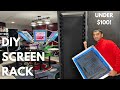 Building A DIY Screen Printing Screen Rack