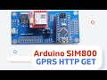 Arduino SIM800 GPRS HTTP GET интернет
