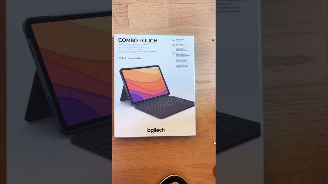 Unboxing Logitech Combo Touch for iPad Air 4th Generation YouTube