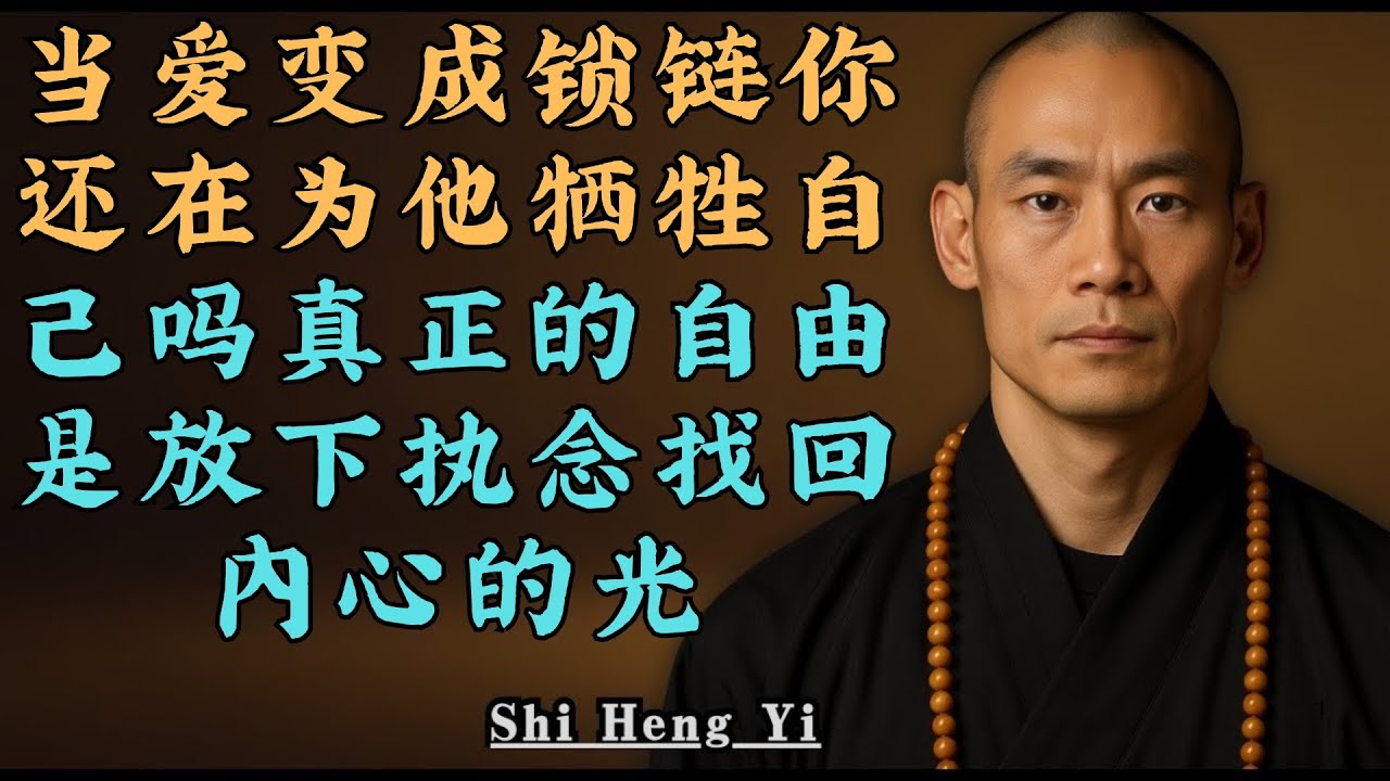 当心变成锁链 爱的自由之课 | Shi Heng Yi 播客 {女性心理}