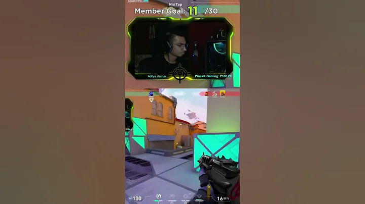 Scary Omen 1v5 ACE Clutch #valorant #shorts