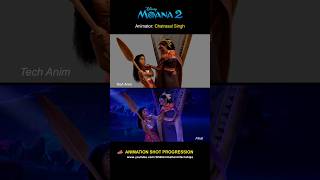 MOANA 2 | Moana & Matangi Shot Progression | Animation Breakdowns
