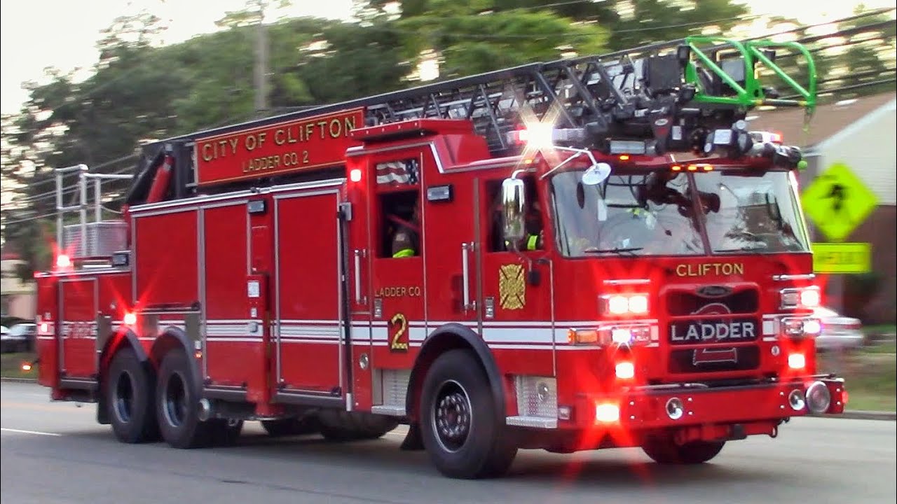 *First Ever Video* Clifton Fire Department Brand New Ladder 2