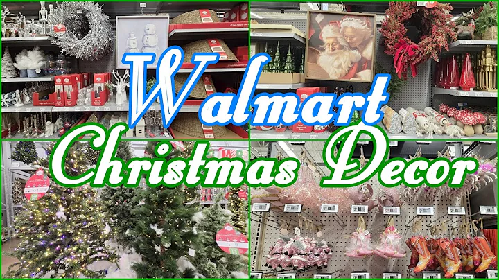 WALMART CHRISTMAS DECOR 2025 STORE WALKTHROUGH NEW FINDS! CHRISTMAS TREES ORNAMENTS DECOR