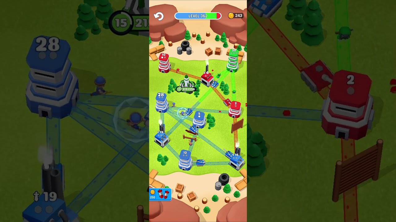 Green Tower Missile Attack Didn’t Stop Me | Survived & Defeated Red Team  Tower War Gameplay 