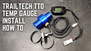 How To Install A Digital Temperature Gauge On A KLR650