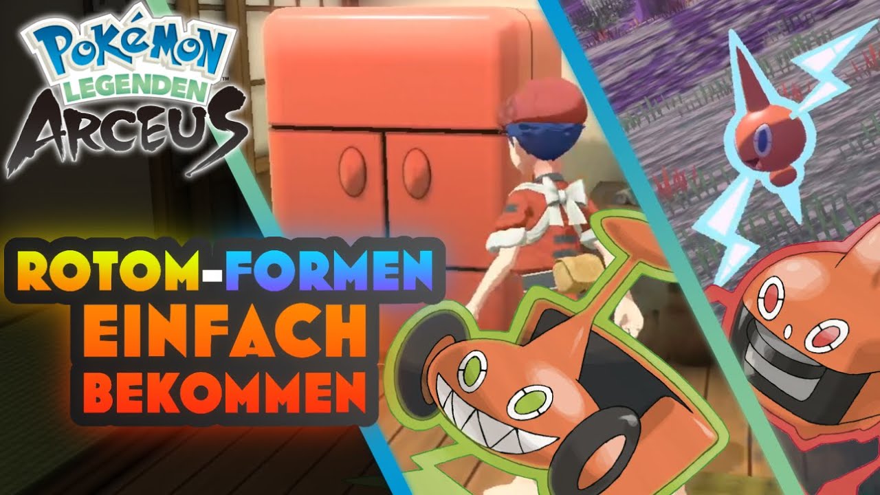 Rotom & ALLE FORMEN EINFACH bekommen in Hisui Pokemon Legenden Arceus