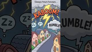 Thunders Rolling, sleepy town, Sunny skies will come at last. Shorts For Kids &amp; Toddlers