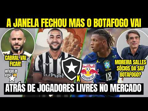 DANILO CALLED UP, ZIYECH UNVEILED, ARE MOREIRA SALLES GDA PARTNERS IN BOTAFOGO SAF? CABRAL STAYS!