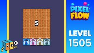 Pixel Flow Level 1505 (Hard) Walkthrough Solution