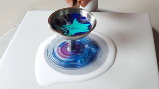 Funnel Pouring &amp; Reverse Dip Technique | Acrylic Pouring Ideas 😍❤️