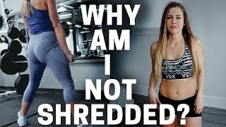 Why I'm not Shredded? with GLUTE workout
