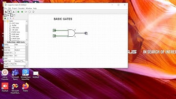 AND , OR and NOT gates simulation in Logisim